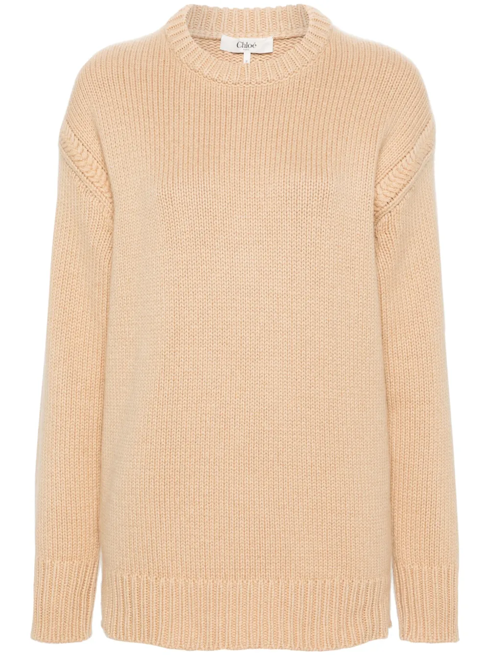Chloé Trui met ronde hals Bruin
