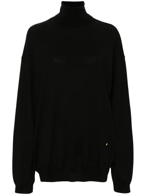 Moschino logo-plaque sweater 