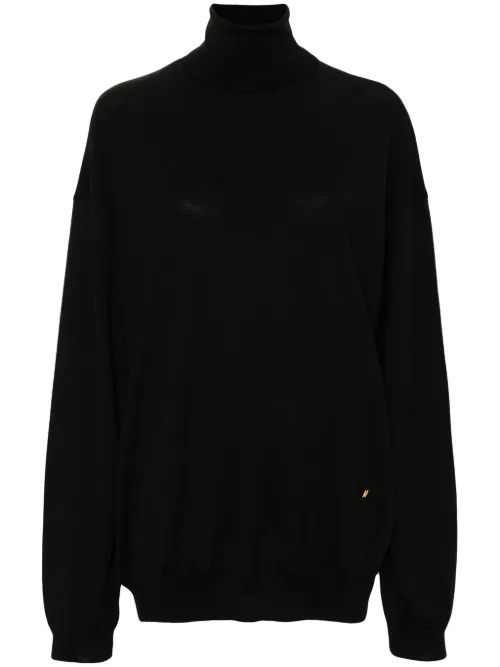 Moschino pull à plaque logo - Noir - Moschino - Modalova