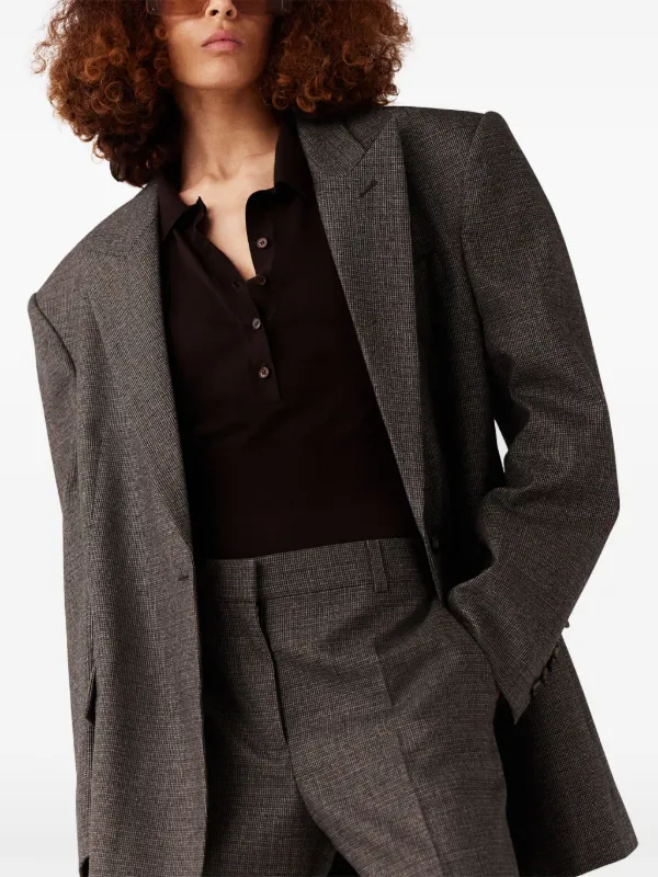 【関税&送料込】Stella Mccartney Brown Wool Blazer Stella McCartney single-breasted Blazer | Brown | FARFETCH
