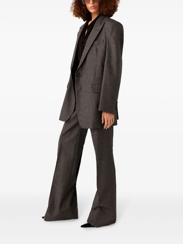Stella McCartney single-breasted Blazer | Brown | FARFETCH