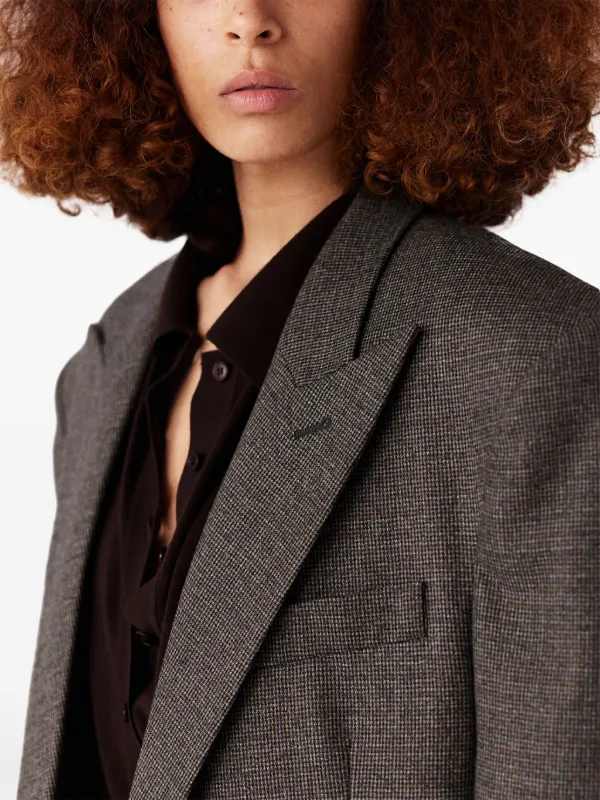 アウターその他 STELLA MCCARTNEY Woman Blazer Brown 6501173CU703 2011 Women Dark chocolate brown Double Breasted Wool Blazer