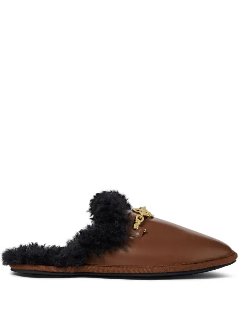 Stella McCartney logo-plaque slippers Women