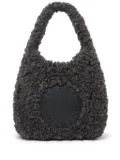 Stella McCartney small logo Plush teddy tote bag - Grey