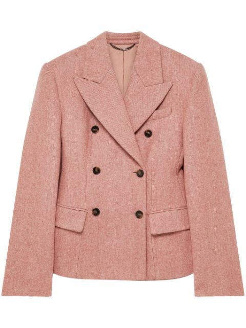 Stella McCartney double-breasted moulded blazer Women