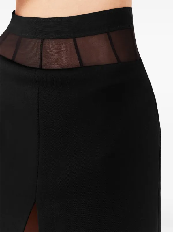 Stella McCartney スリット スカート | ブラック | FARFETCH JP