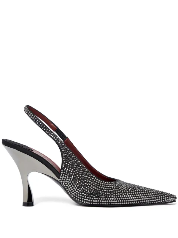 Stella McCartney 90mm Elsa Slingback Pumps in Black