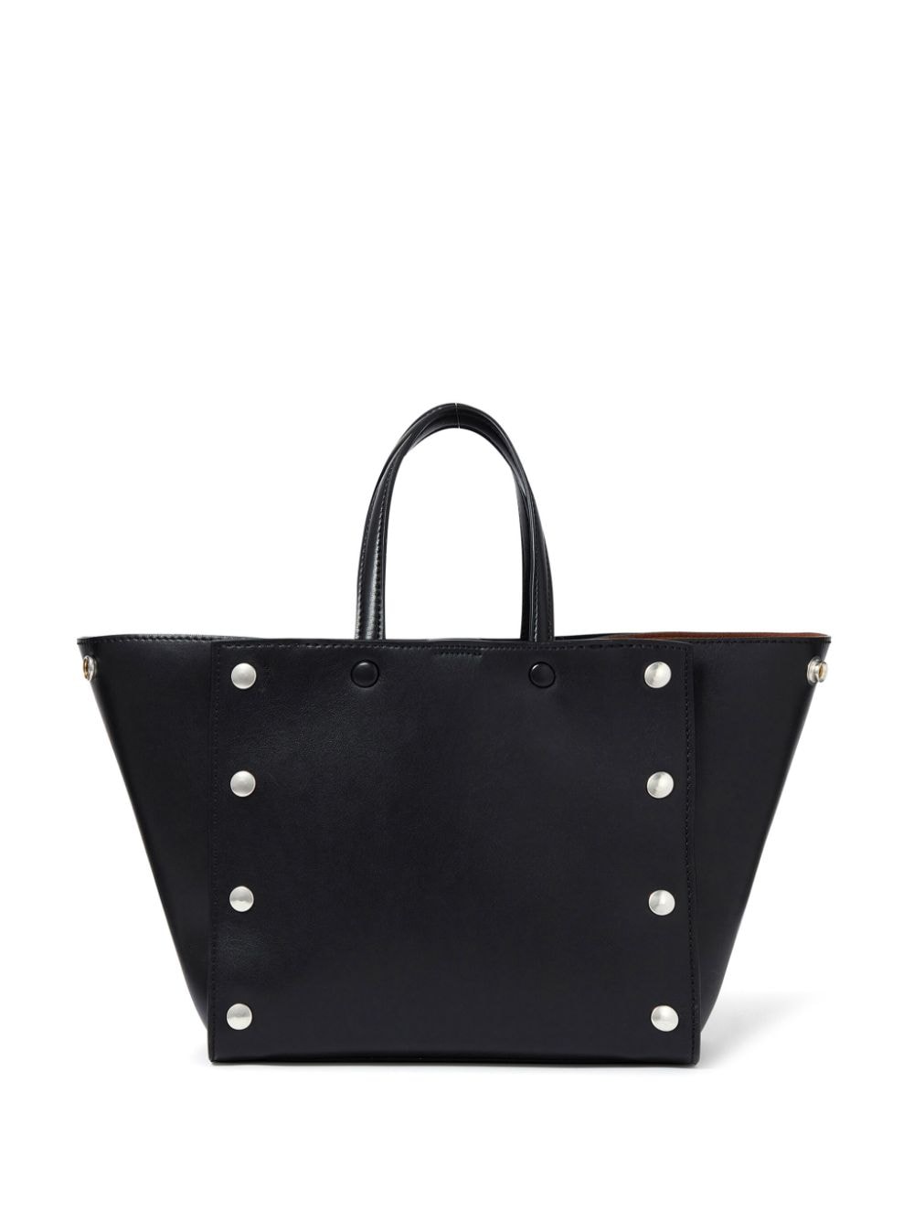 Shop Stella Mccartney Small Stella Studs Tote Bag In Black