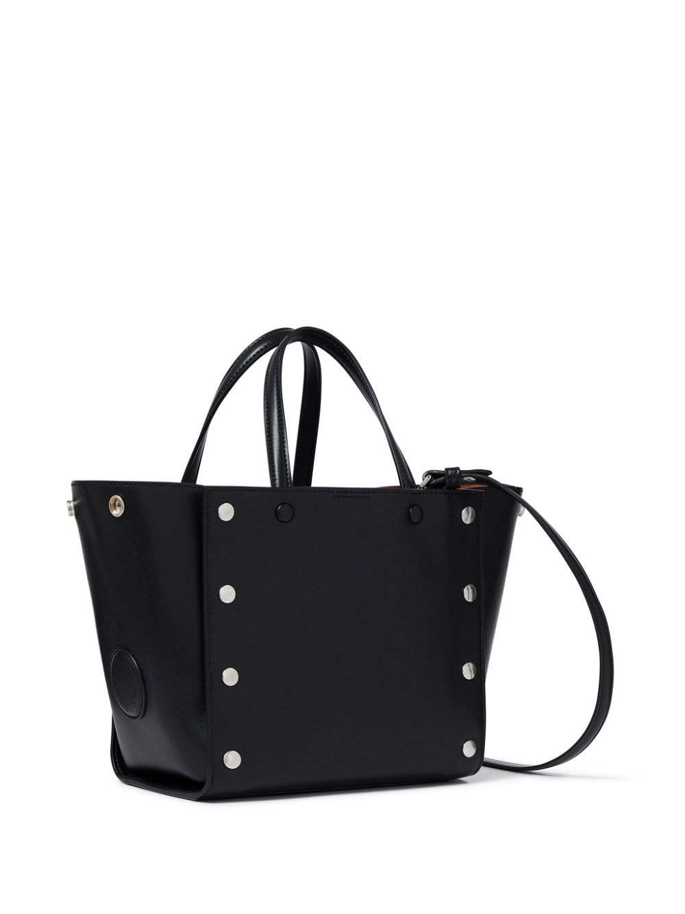 Shop Stella Mccartney Small Stella Studs Tote Bag In Black