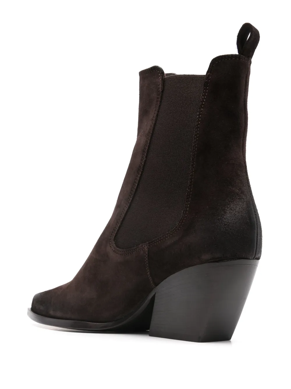 Elena Iachi 65mm leather cowboy boots Brown