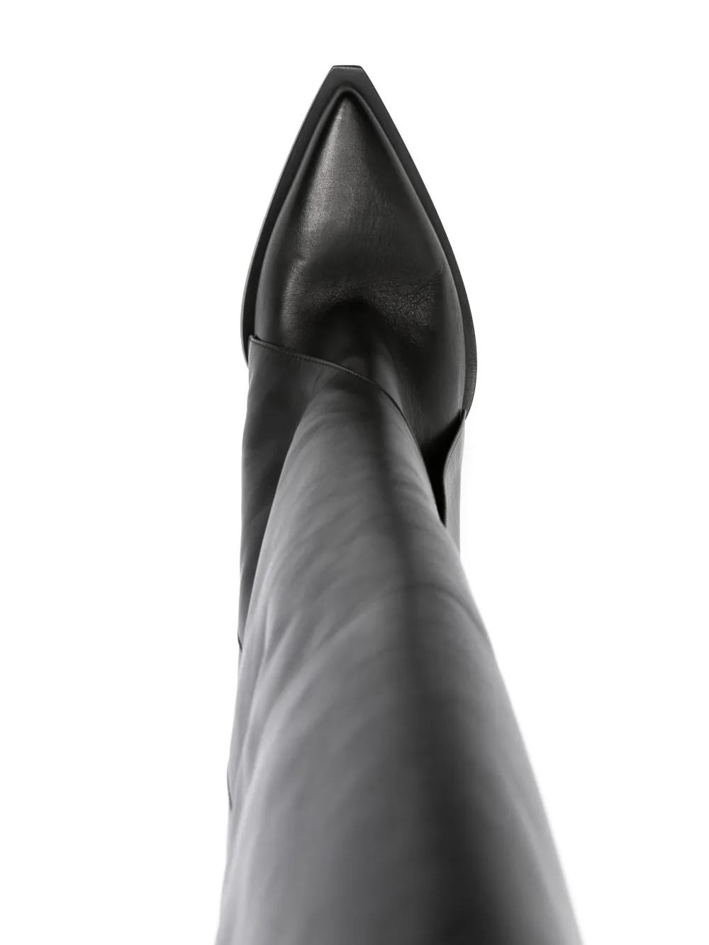 Elena Iachi 80mm leather boots Black