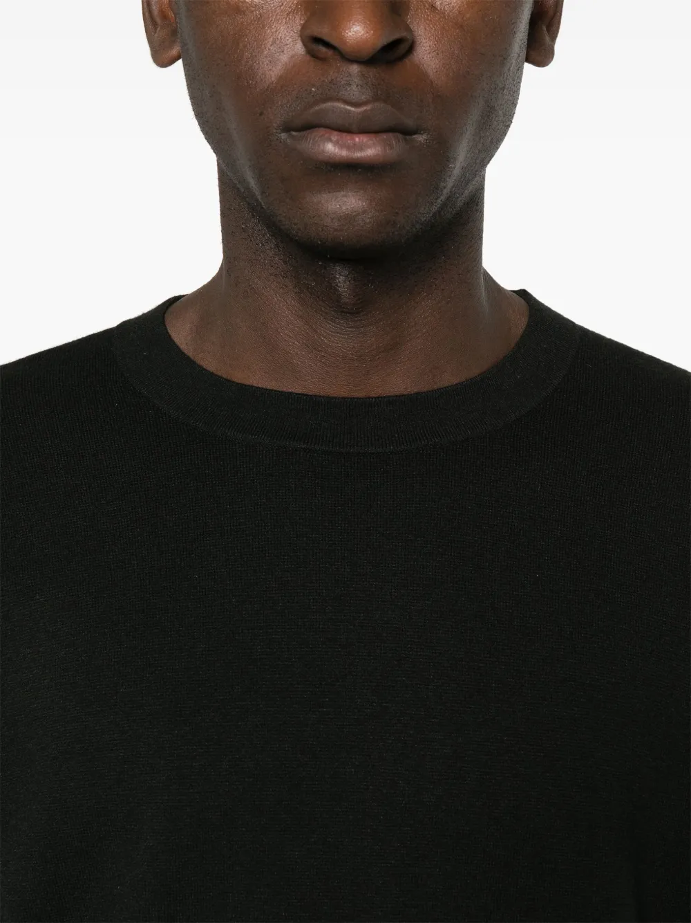 Shop Calvin Klein Milano Stitch Sweater In Black