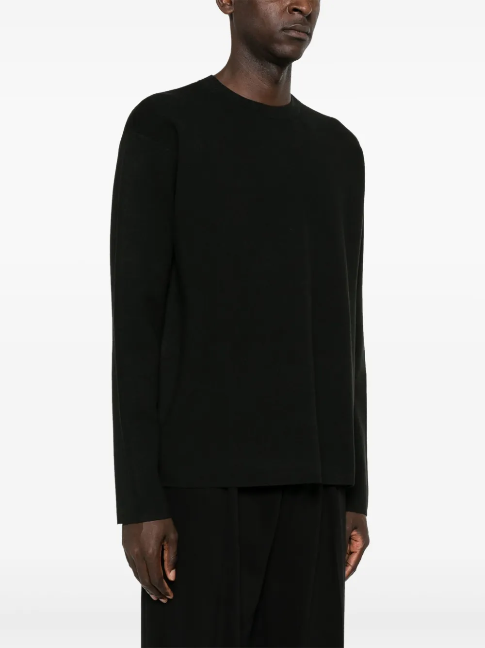 Shop Calvin Klein Milano Stitch Sweater In Black