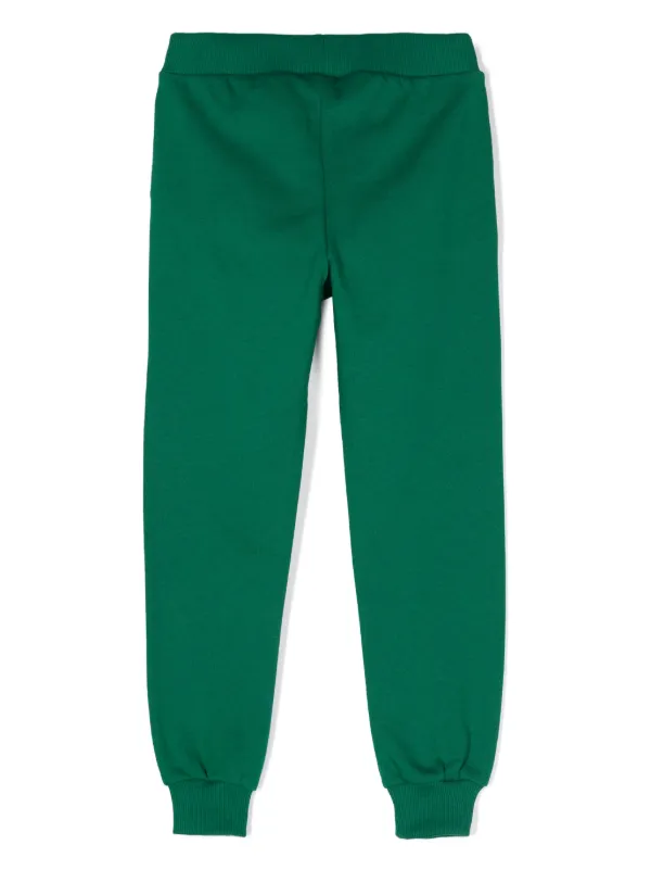 Moschino Kids Teddy Bear-print Track Pants | Green | FARFETCH