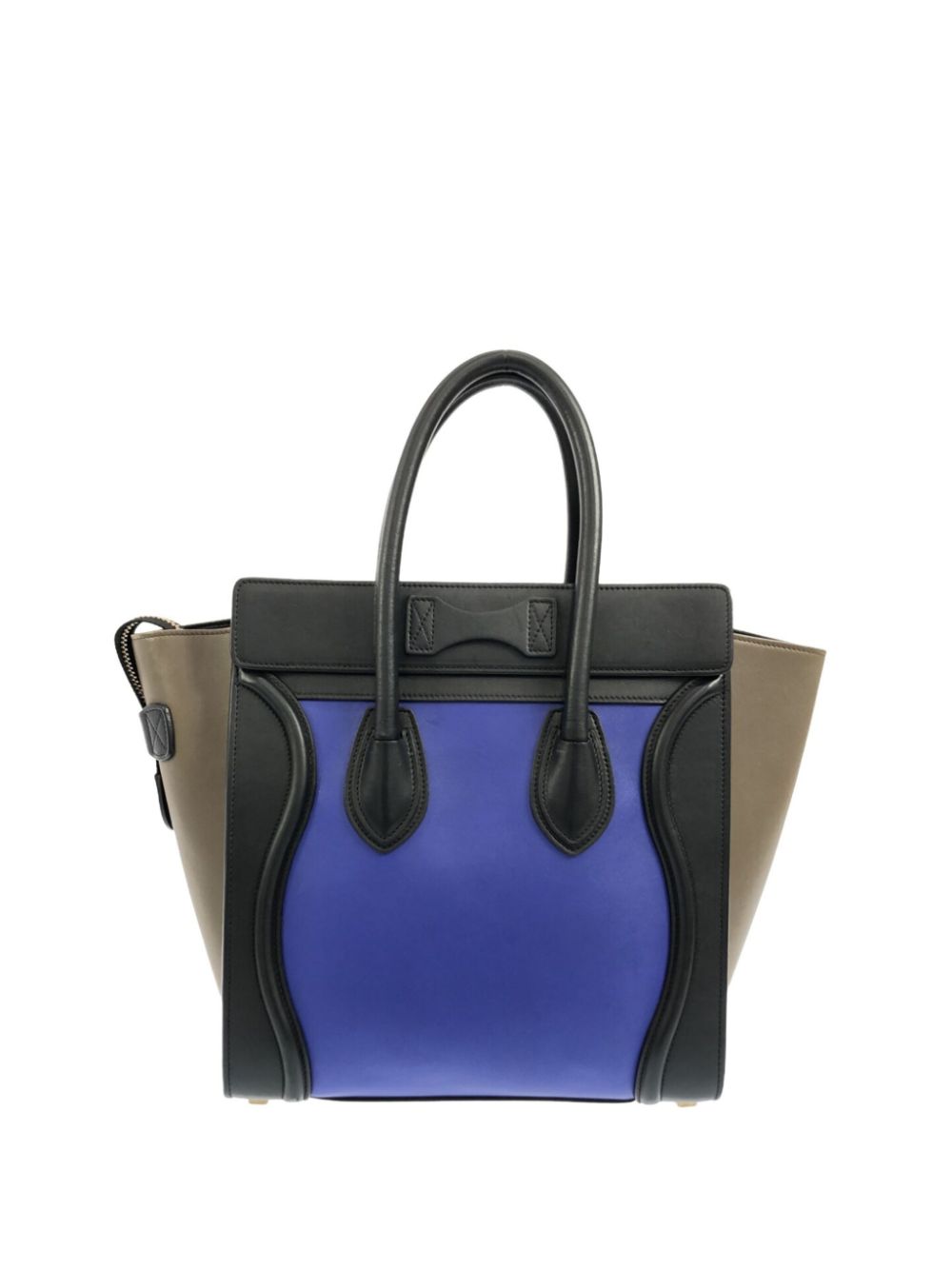 Céline Pre-Owned 2000-2023 Micro Tricolor Luggage Tote handbag - Blauw