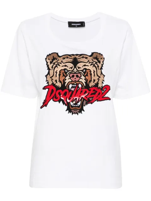 DSQUARED2 logo-print T-shirt
