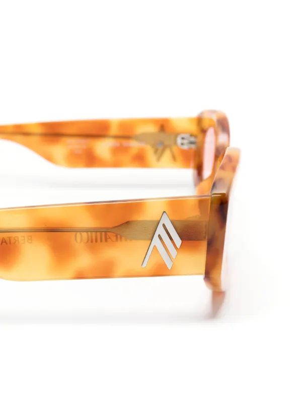 Linda Farrow The Attico Berta Brown tortoiseshell Pink Cat-Eye Sunglasses NEW Linda Farrow x The Attico Berta Sunglasses | Brown | FARFETCH main image 2