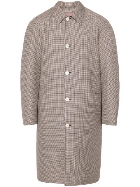 Marni houndstooth-print coat Men