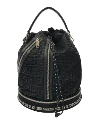 Fendi Pre Owned 2019 Large Zucca Mon Tresor Holdall Bucket Bag Farfetch