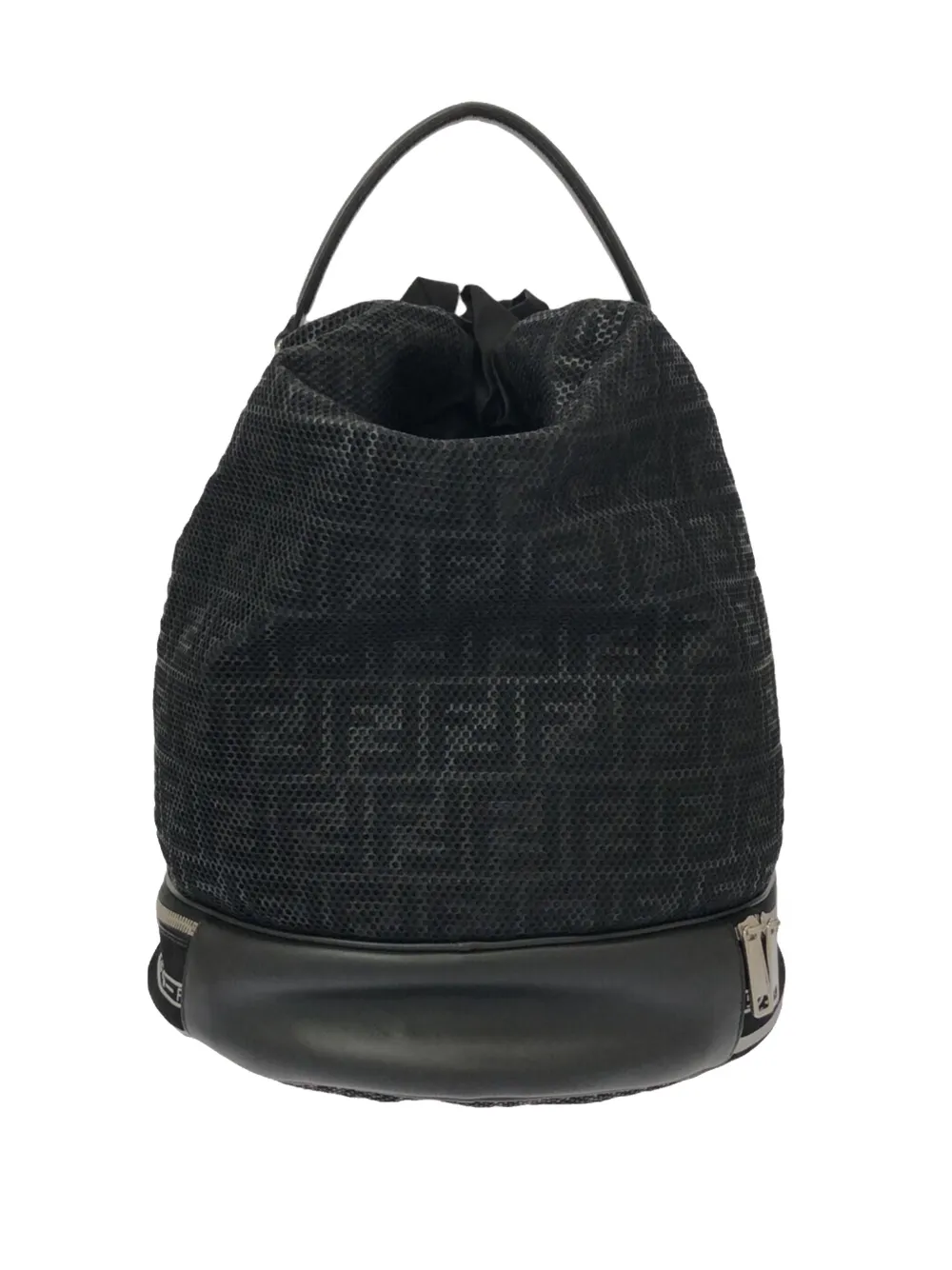 Fendi Pre-Owned 2019 Large Zucca Mon Tresor Holdall bucket bag - Zwart