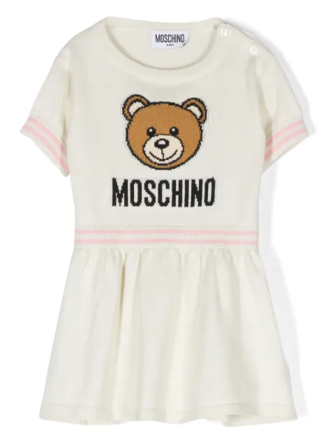 Moschino Kids Vestido com motivo Teddy Bear