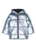 Billieblush raised logo-detail jacket - Blue