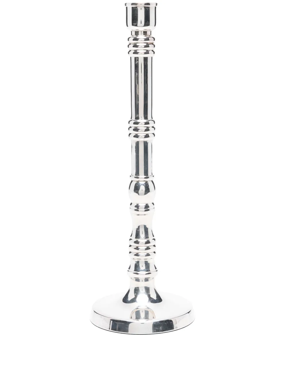 Soho Home Stiden candle holder (27cm) | Silver | Image 1