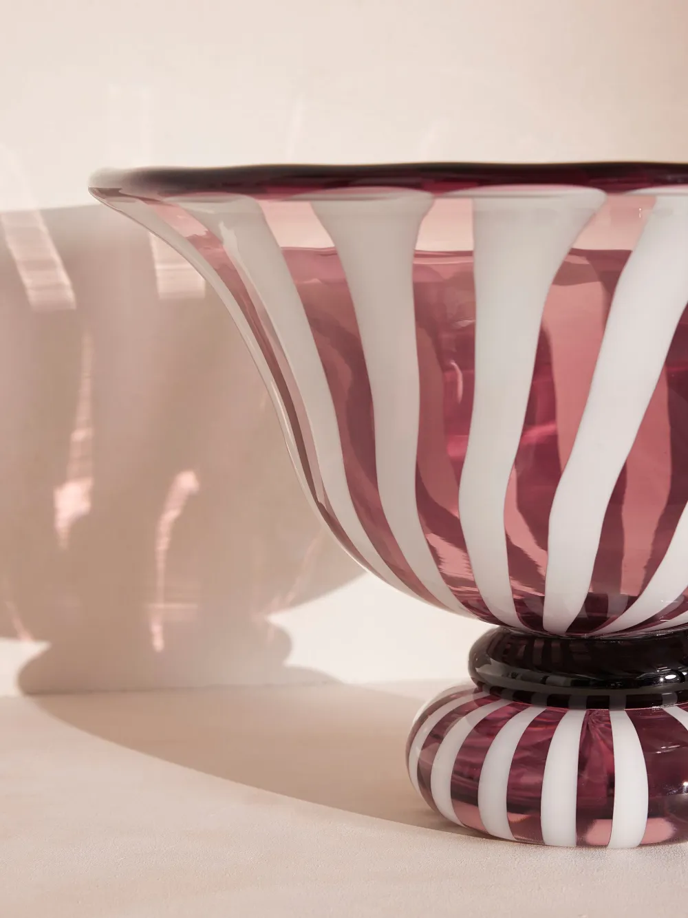 Soho Home Carlotta Murano Bowl In Purple
