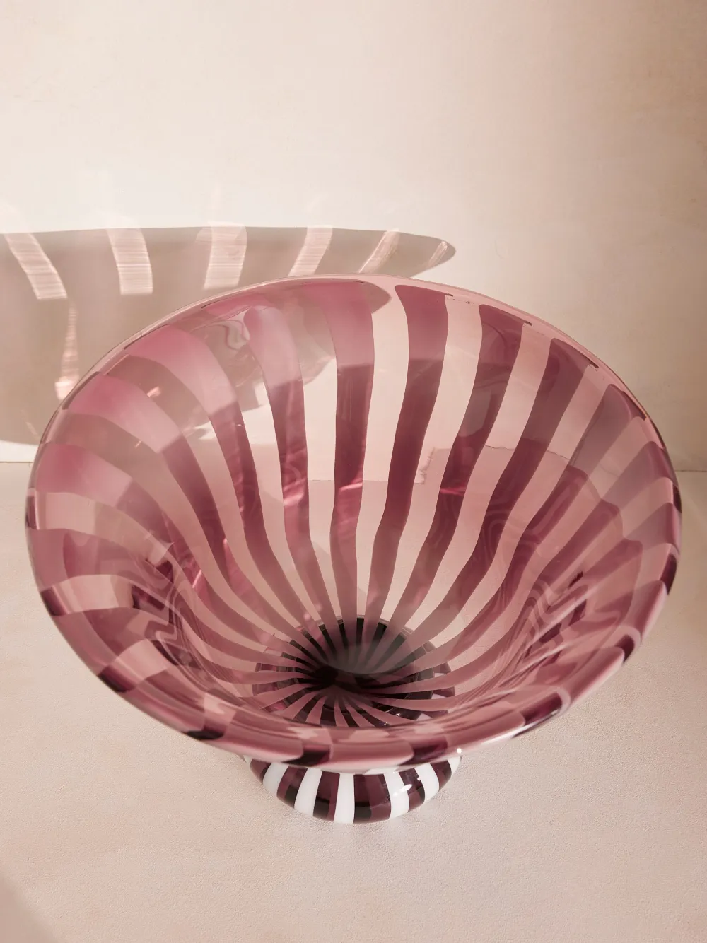 Soho Home Carlotta Murano Bowl In Purple