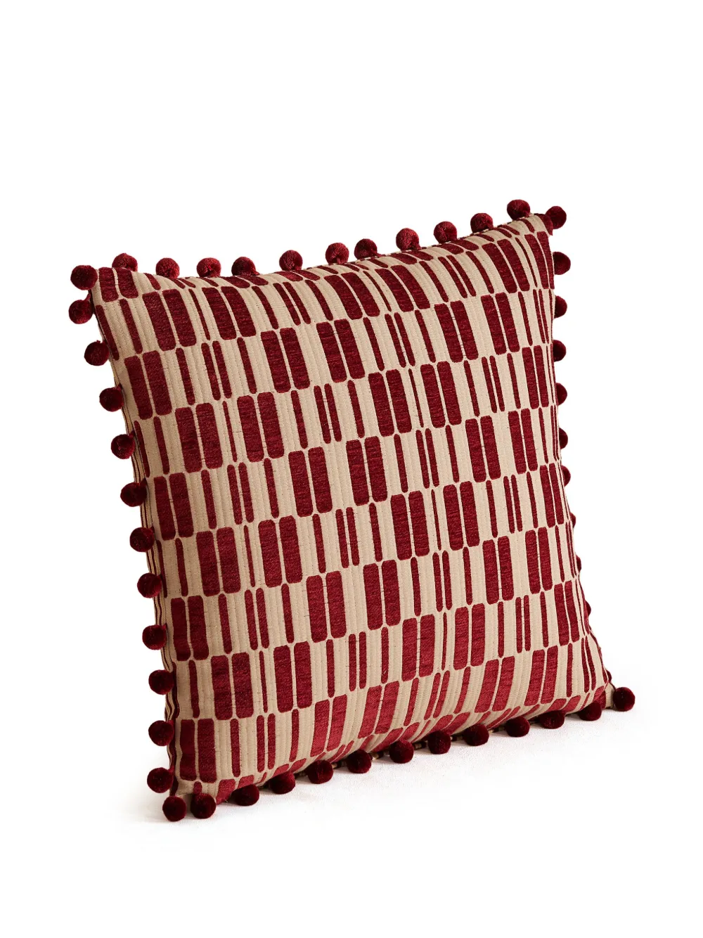 Soho Home Claudius Cushion (50cm X 50cm) In Red