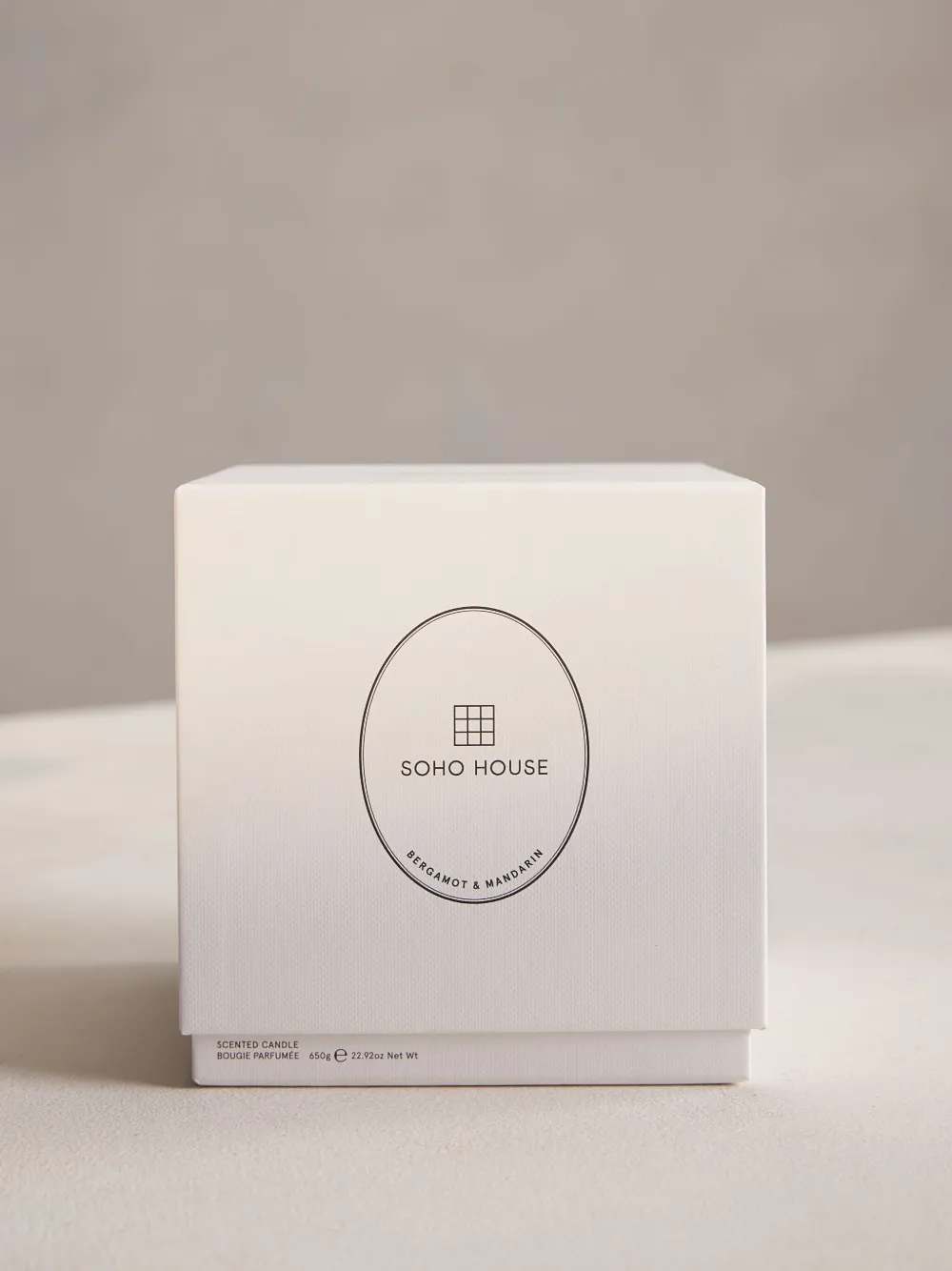 Soho Home Bergamot & Mandarin Candle In White