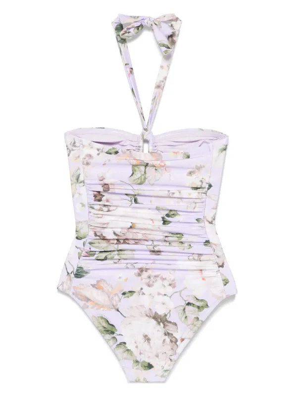 ZIMMERMANN Acacia 水着 | パープル | FARFETCH JP