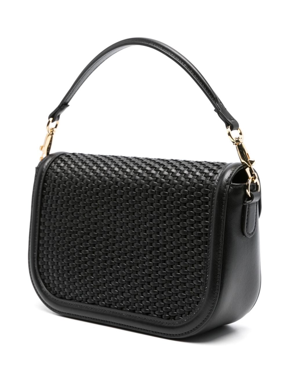 Shop Valentino Vlogo Signature Shoulder Bag In Black