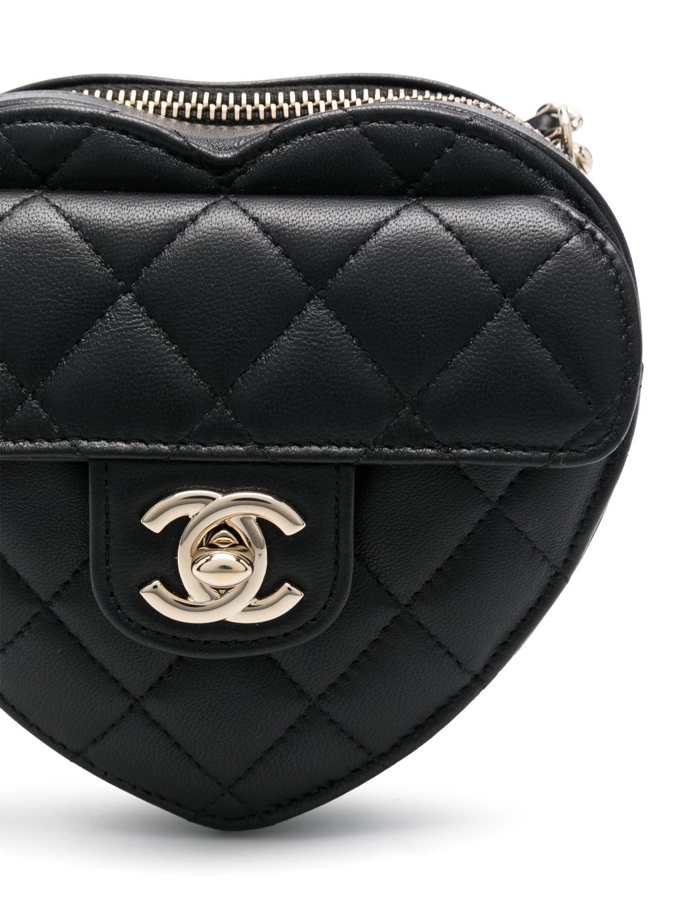 CHANEL 2022 mini Heart cross body bag Women