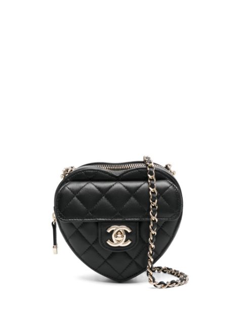 CHANEL 2022 mini Heart cross body bag Women