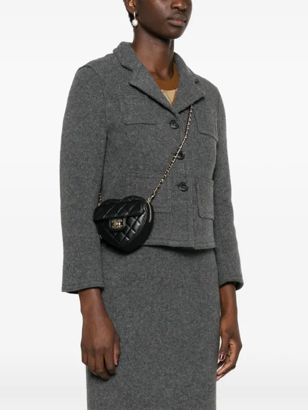 1点限り❤CHANEL❤ブラック キルティング ミニバッグ チェーンショルダー ブラック キルティング ミニバッグ チェーンバッグ ショルダー