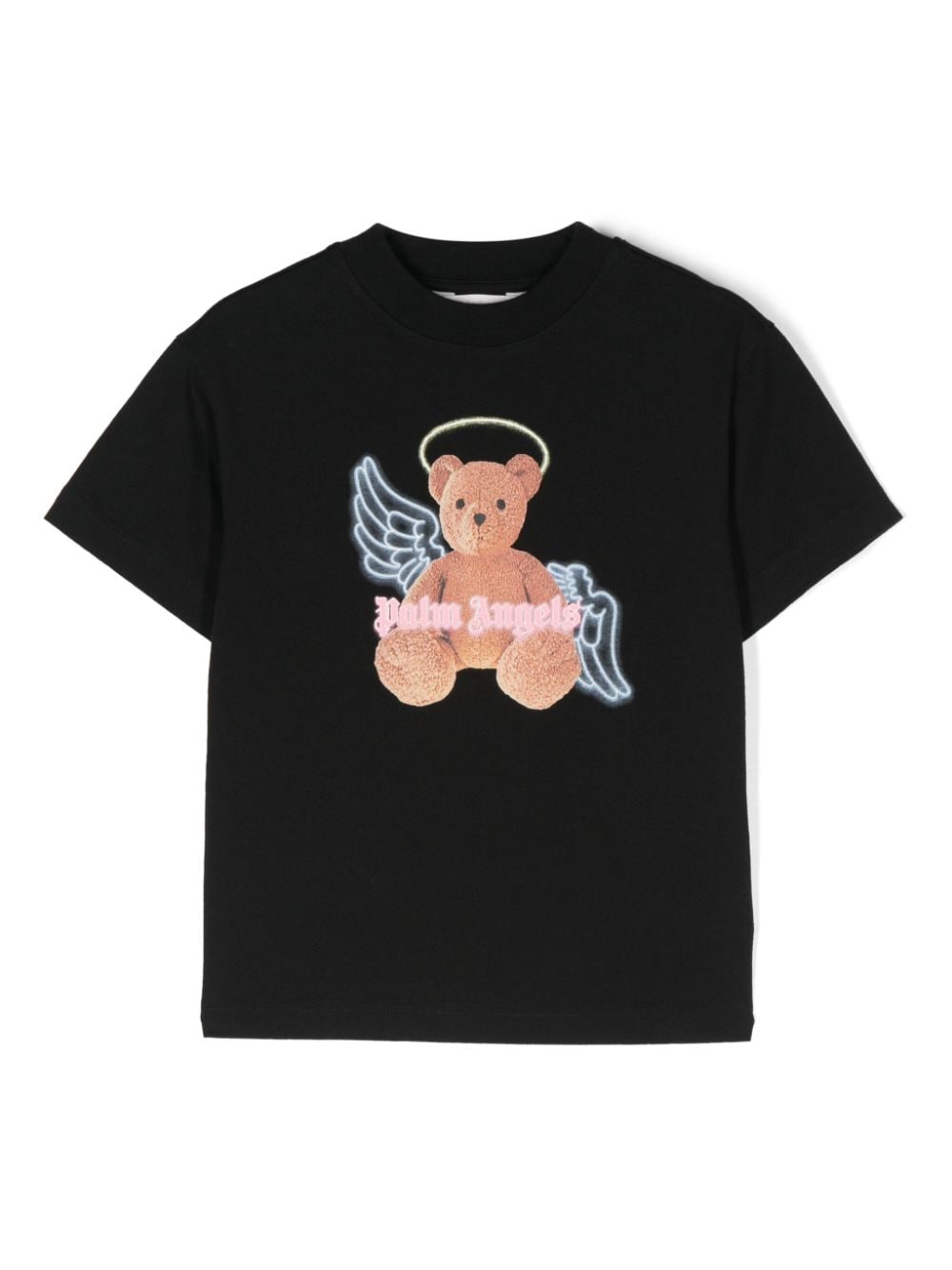 Shop Palm Angels Kids T-shirt In Black