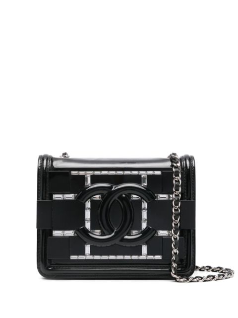 HOT SALE CHANEL 2015 Boy Brick Lego Crystal shoulder bag Women