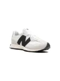 New Balance Kids 327 ""Silver birch with black"" sneakers - White