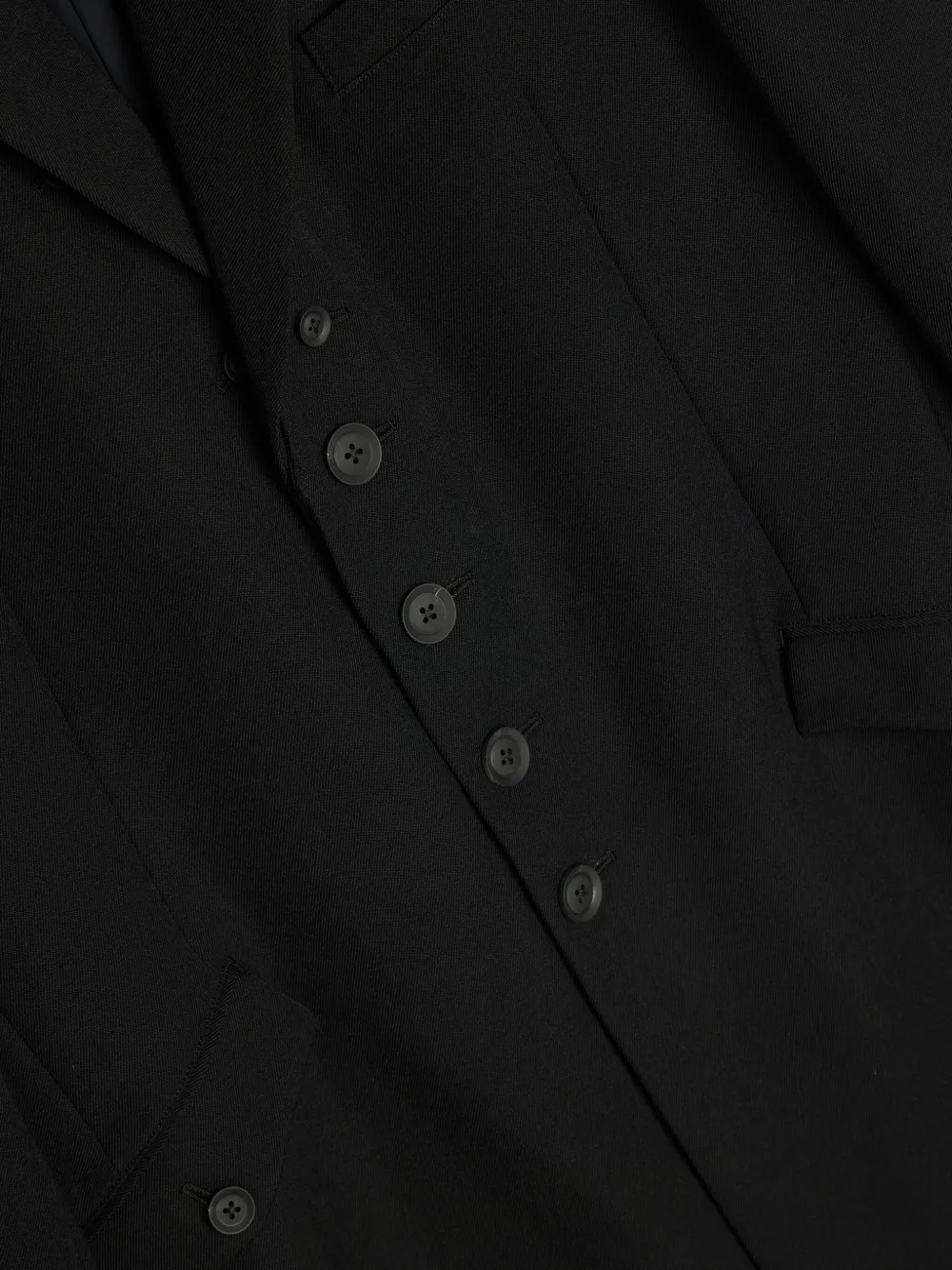 Yohji Yamamoto Army gabardine Zwart
