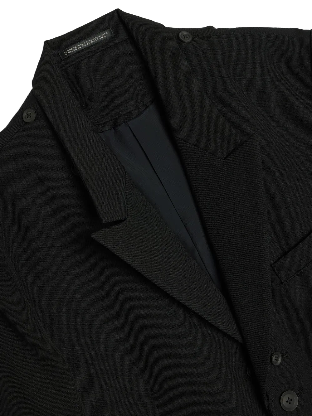 Yohji Yamamoto Army gabardine Zwart