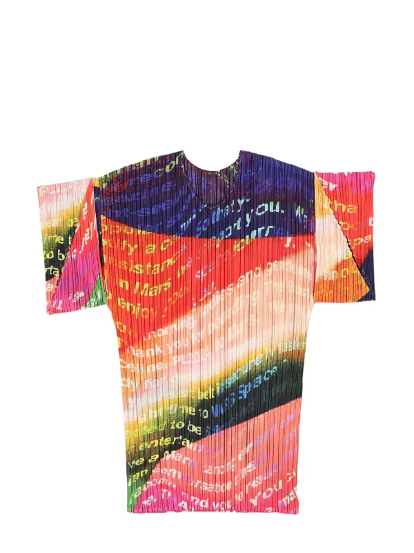Pleats Please Issey Miyake Voyager T-shirt | オレンジ | FARFETCH JP