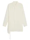 Y's lace-up detailing shirt - White