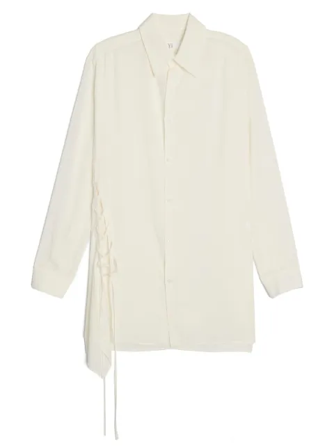 Y's lace-up detailing shirt