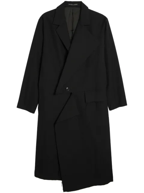 Y's O-Left front-cut coat