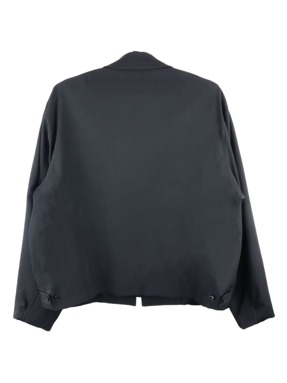 Shop Y's Zip-up Shirt Jacket In Black