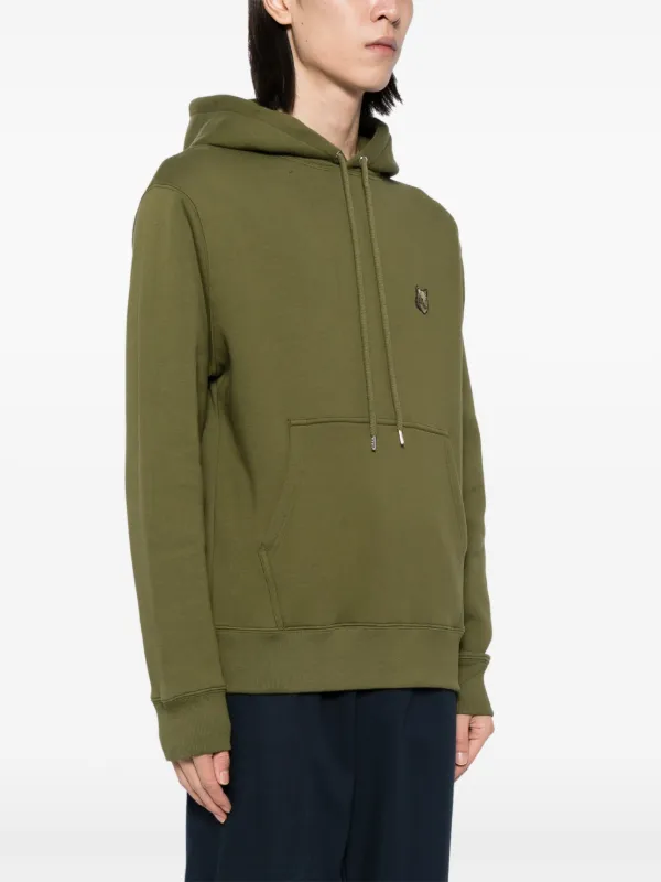 スウェット・トレーナー MAISON KITSUNE 'Bold Fox Head' hoodie Green LM00705KM0001 Maison Kitsuné Bold Fox Head Hoodie | Green | FARFETCH