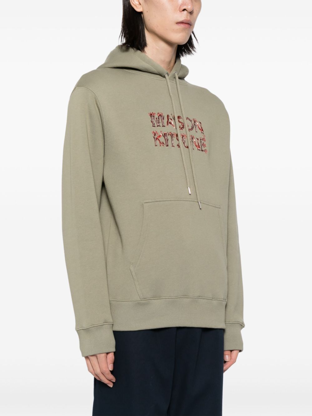 Maison Kitsune Woodland Alphabet hoodie Men