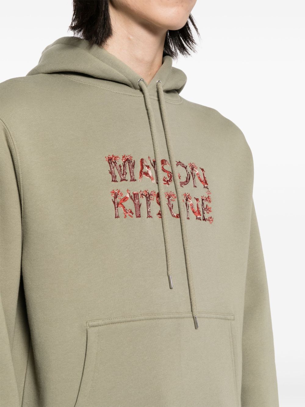 Maison Kitsune Woodland Alphabet hoodie Men