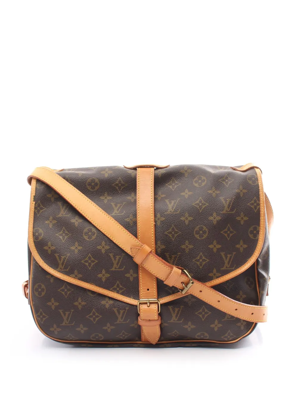 Louis Vuitton Pre-Owned 1992 Saumur 35 shoulder bag - Brown